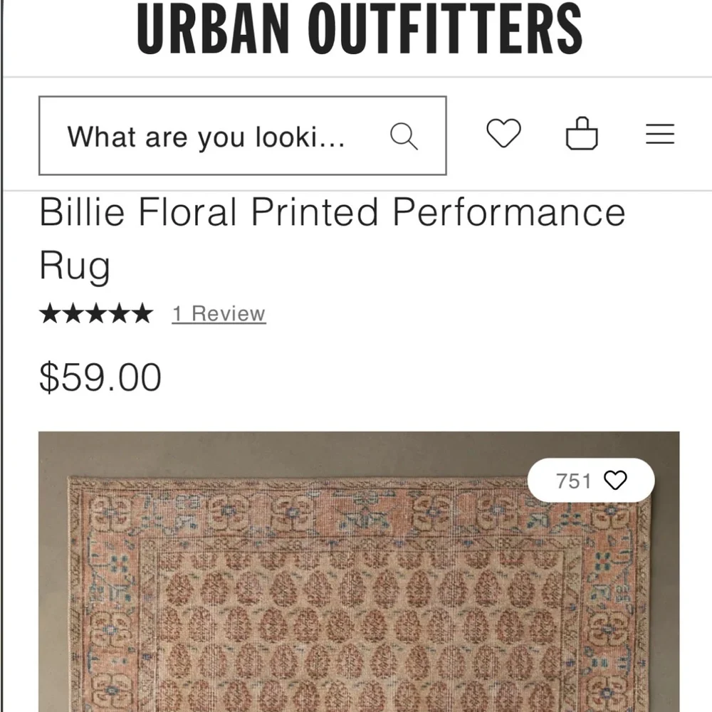 UO 2x3 Rug - Picture 5 of 5